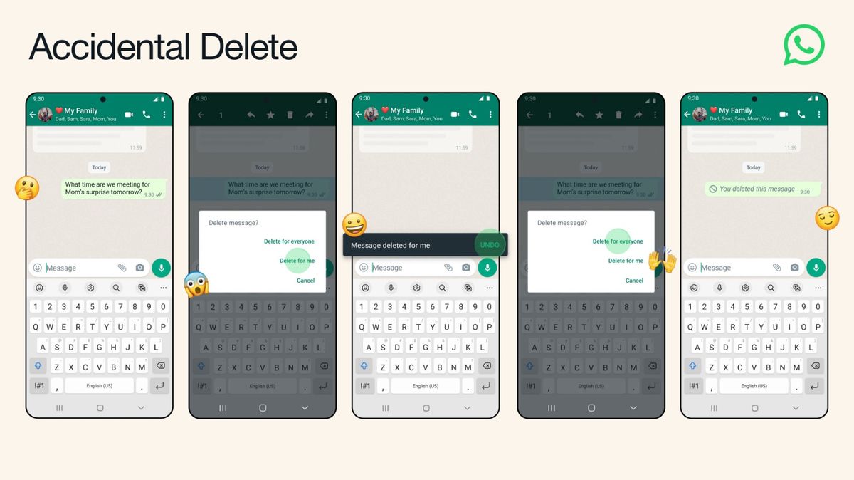 Whatsapp rolls out 'Accidental Delete' for messages you didn't mean to remove