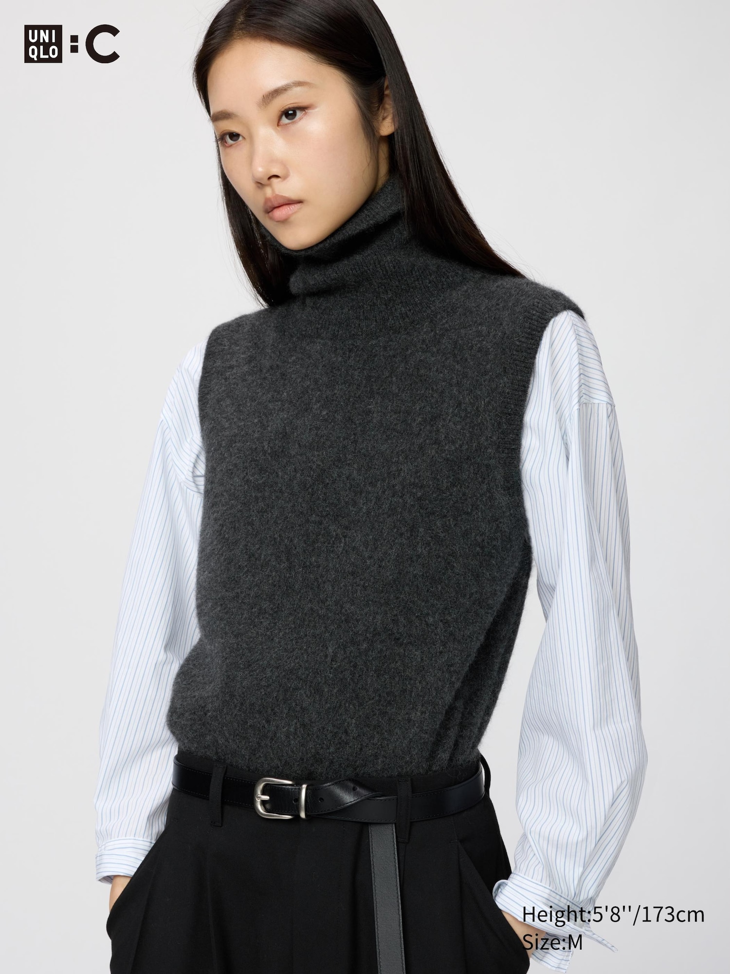 Fluffy 100% Cashmere Vest