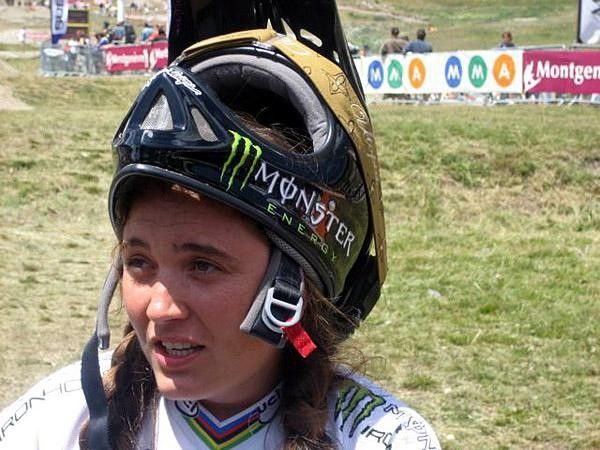 Brand new national champ Sabrina Jonnier basks in the glory.