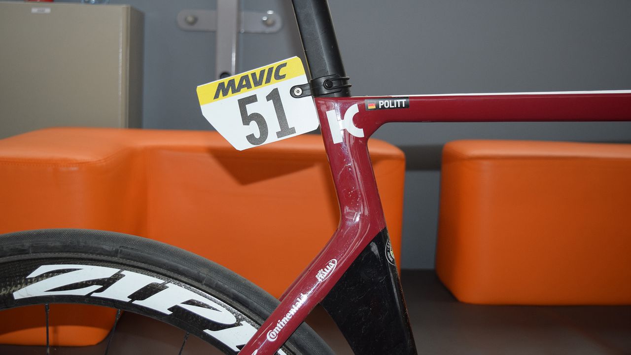 Politt bettered his fifth place finish in Flanders with second in Roubaix