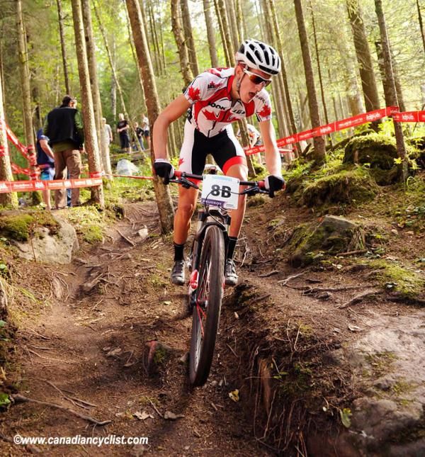 Canada's U23 rider was Evan McNeely