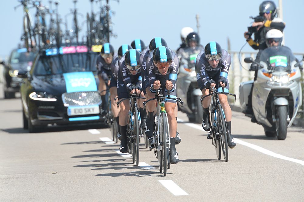 Richie Porte leads Team Sky