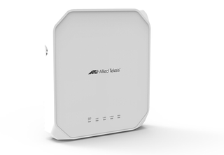 The Allied Telesis TQm6702 router on a white background