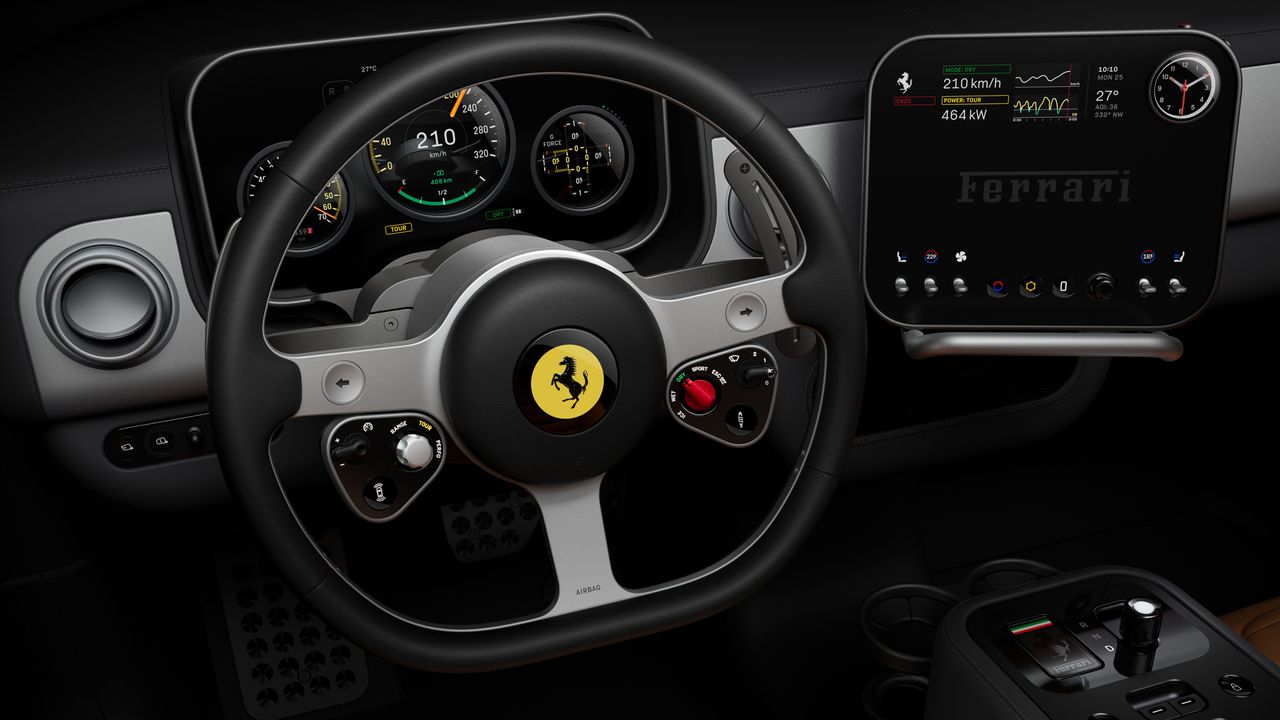 Ferrari Luce interior