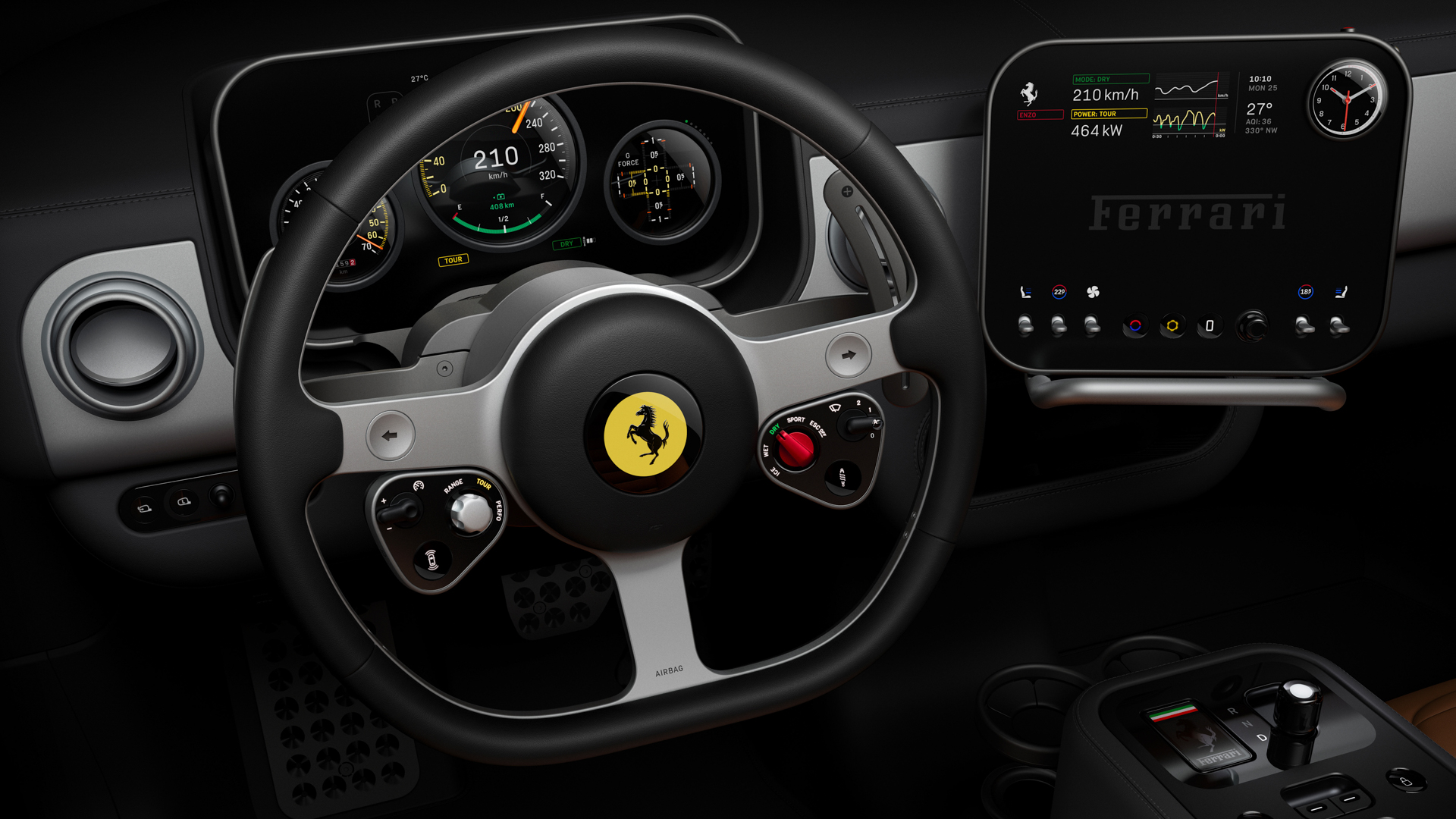 Ferrari Luce interior