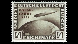 Zeppelin Polarfahrt stamp from 1931.