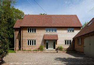 Low cost timber frame oak home