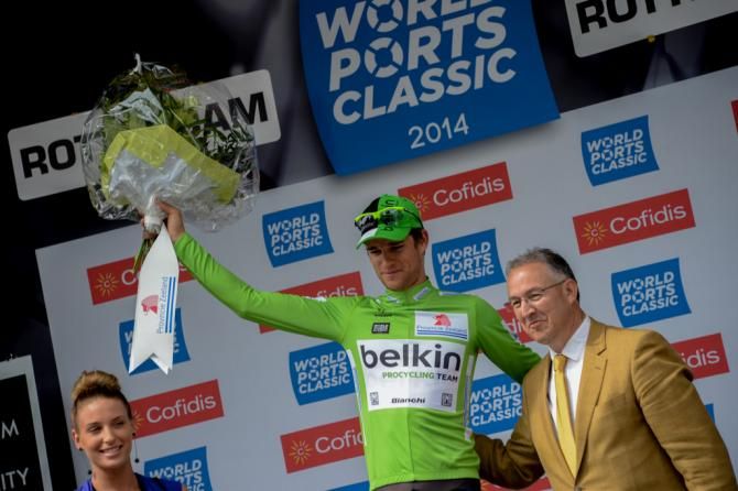 Theo Bos (Belkin) also claimed the green points jersey