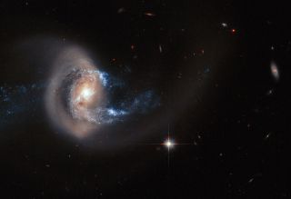 NGC 7714 Hubble View