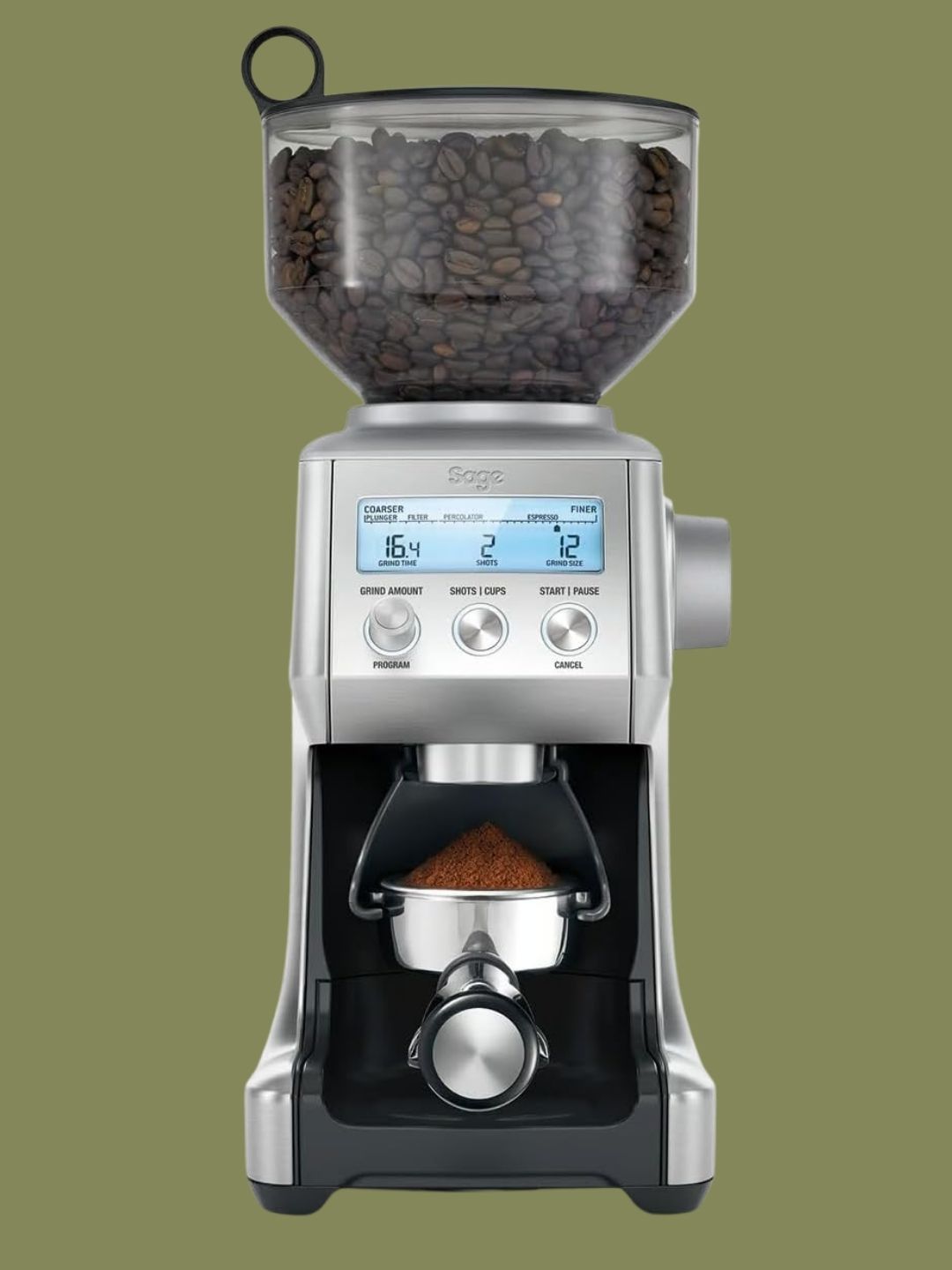 Sage, Smart Grinder Pro Coffee Grinder in Brushed Stainless Steel