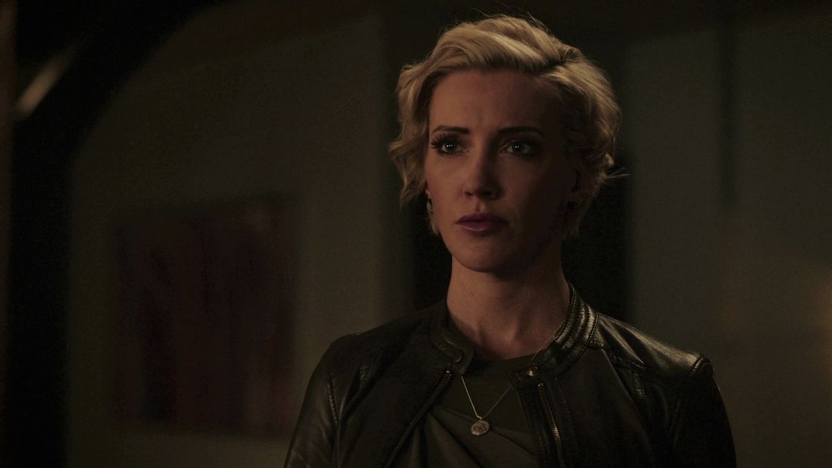 Katie Cassidy as Earth-2 Laurel Lance on Arrow