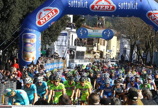 The GP Camaiore gets underway