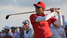 Sergio Garcia hits a drive