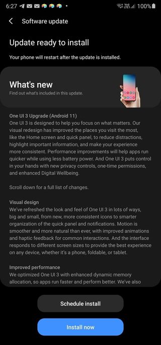 Galaxy Note 20 Ultra One UI 3.0 update India