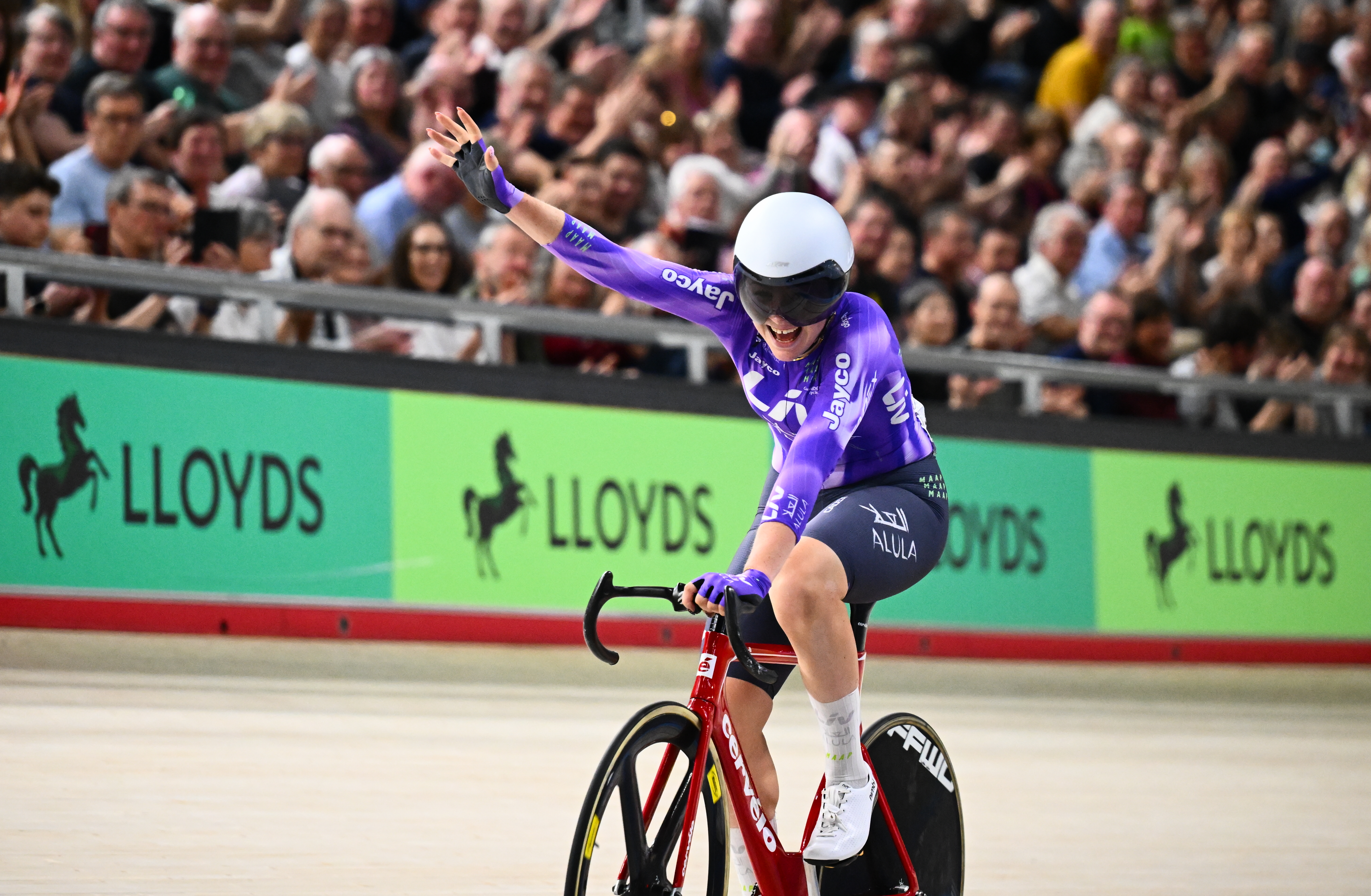 Erin Boothman at the British National Track Championships