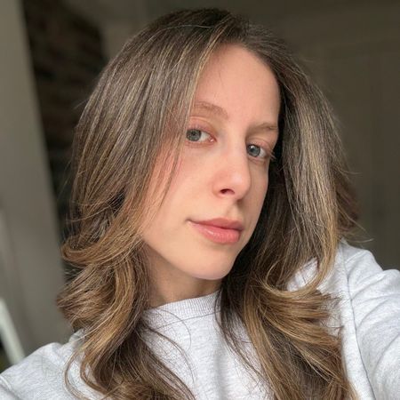 Photo of Jamie Schneider after testing the Rōz Salt Scalp Scrub