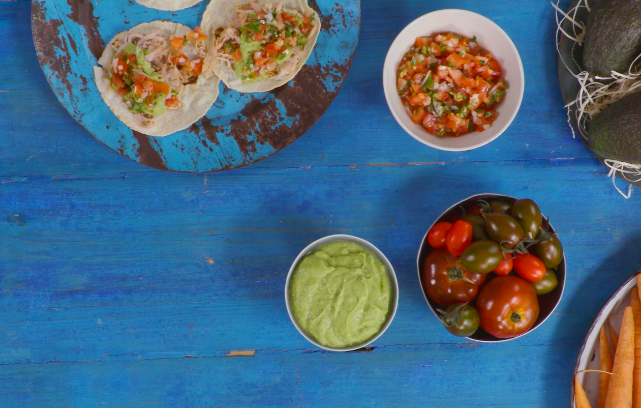 How to make pica de gallo and salsa verde