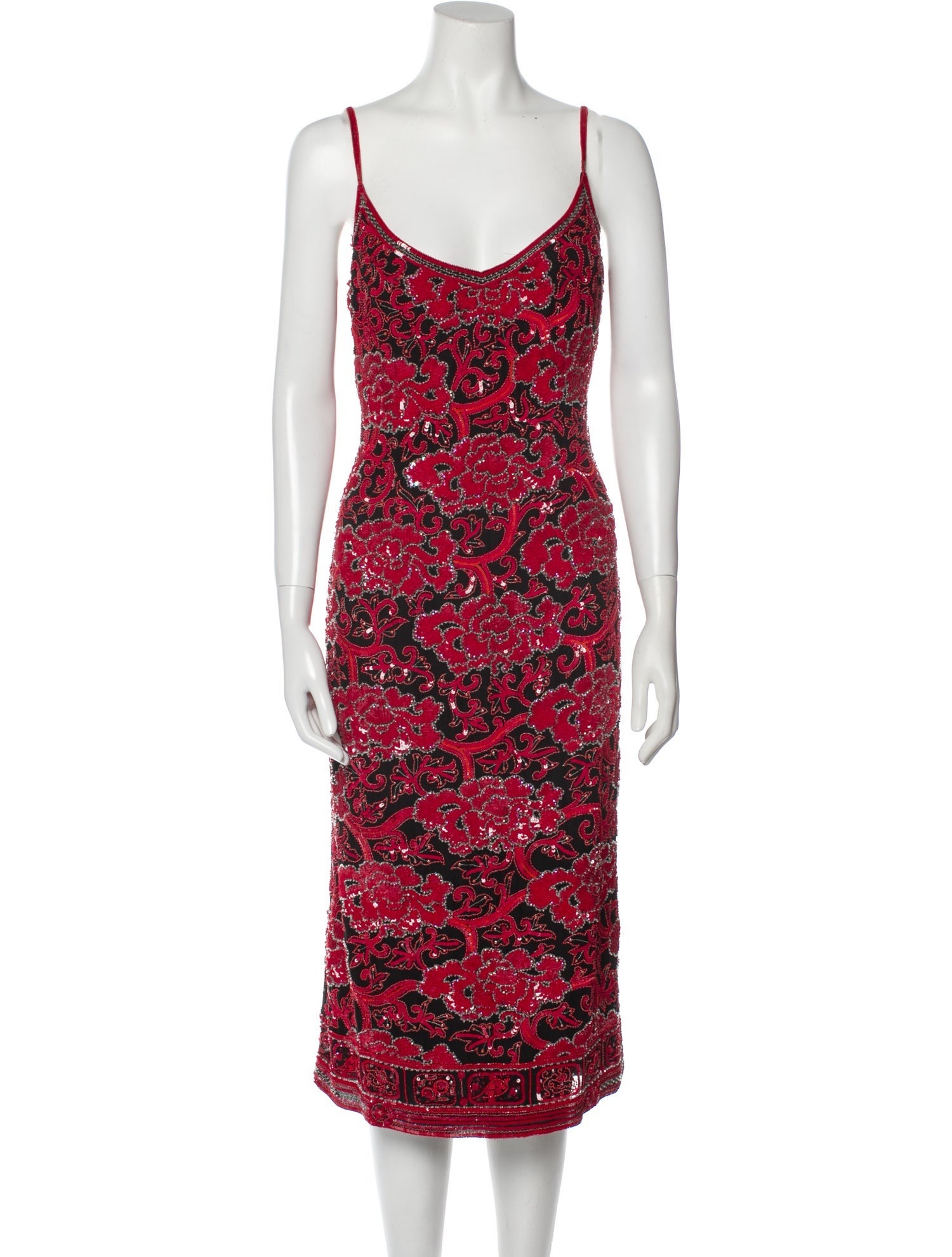 ESCADA , Silk Midi Length Dress Size: XL, US12, DE42