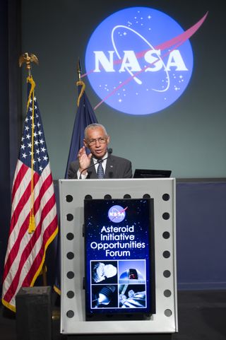 Charles Bolden Speaks at Asteroid Initiative Forum