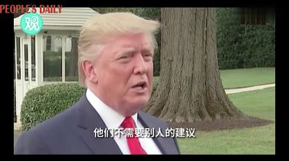 Chinese rappers sample Trump to slam democracy