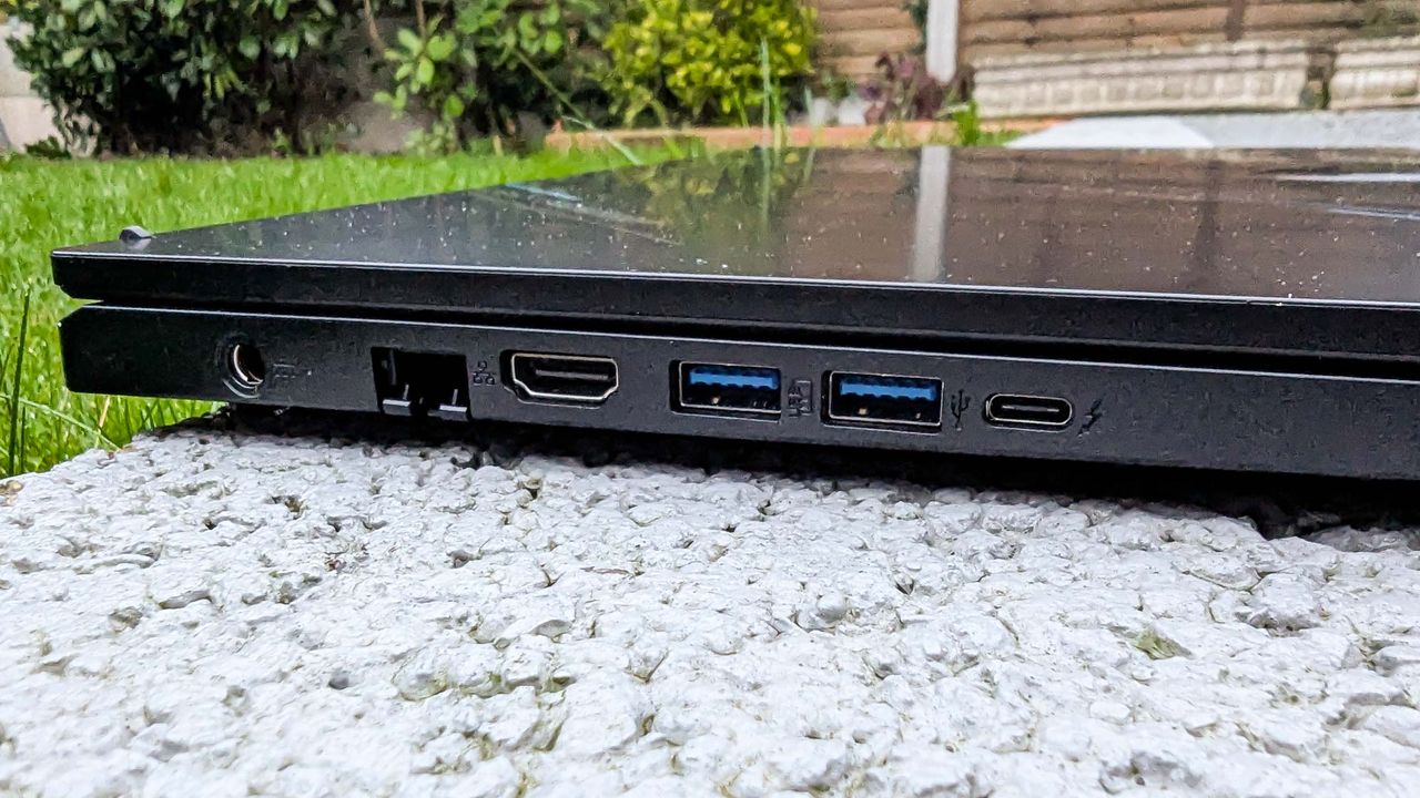 Acer Nitro V 15 side view of ports