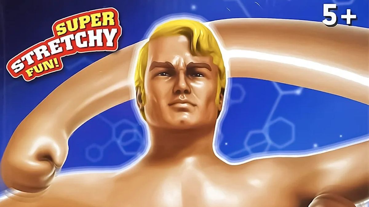 Stretch Armstrong doll box