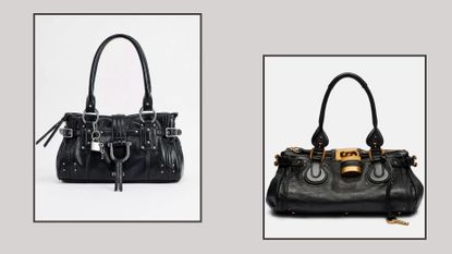 a BDG bag and chloe bag 