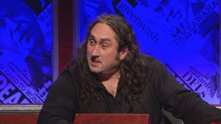 Ross Noble on HIGNFY in October 2021 for series 62.