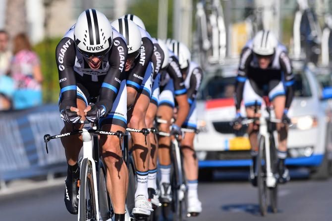 Giant-Shimano rode to sixth in the Vuelta a Espa&ntilde;a team time trial