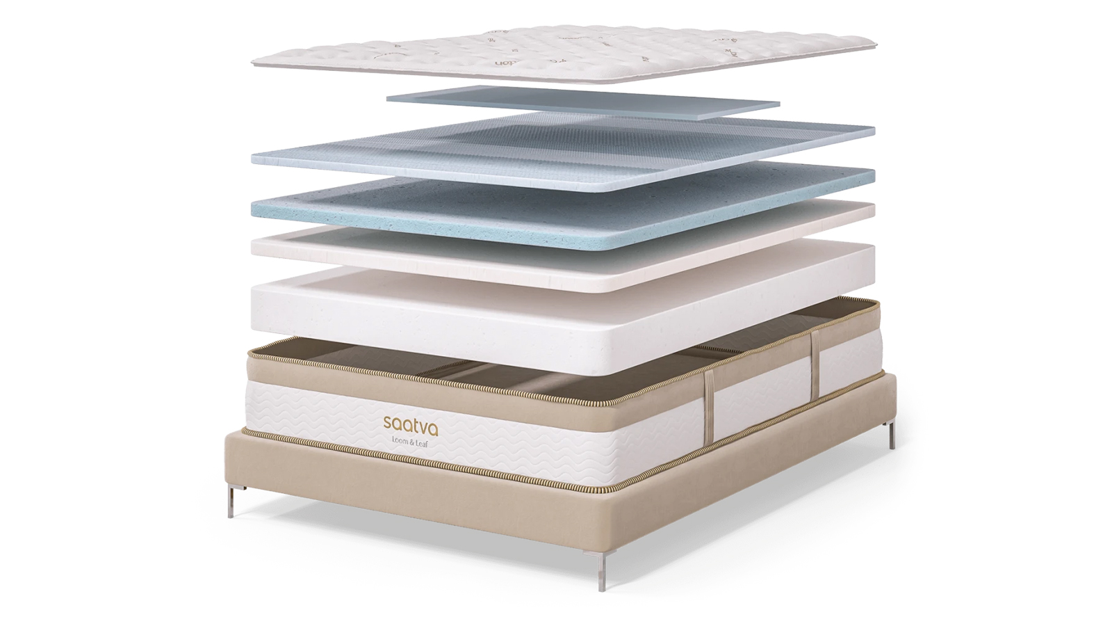 Saatva Loom & Leaf mattress review layers