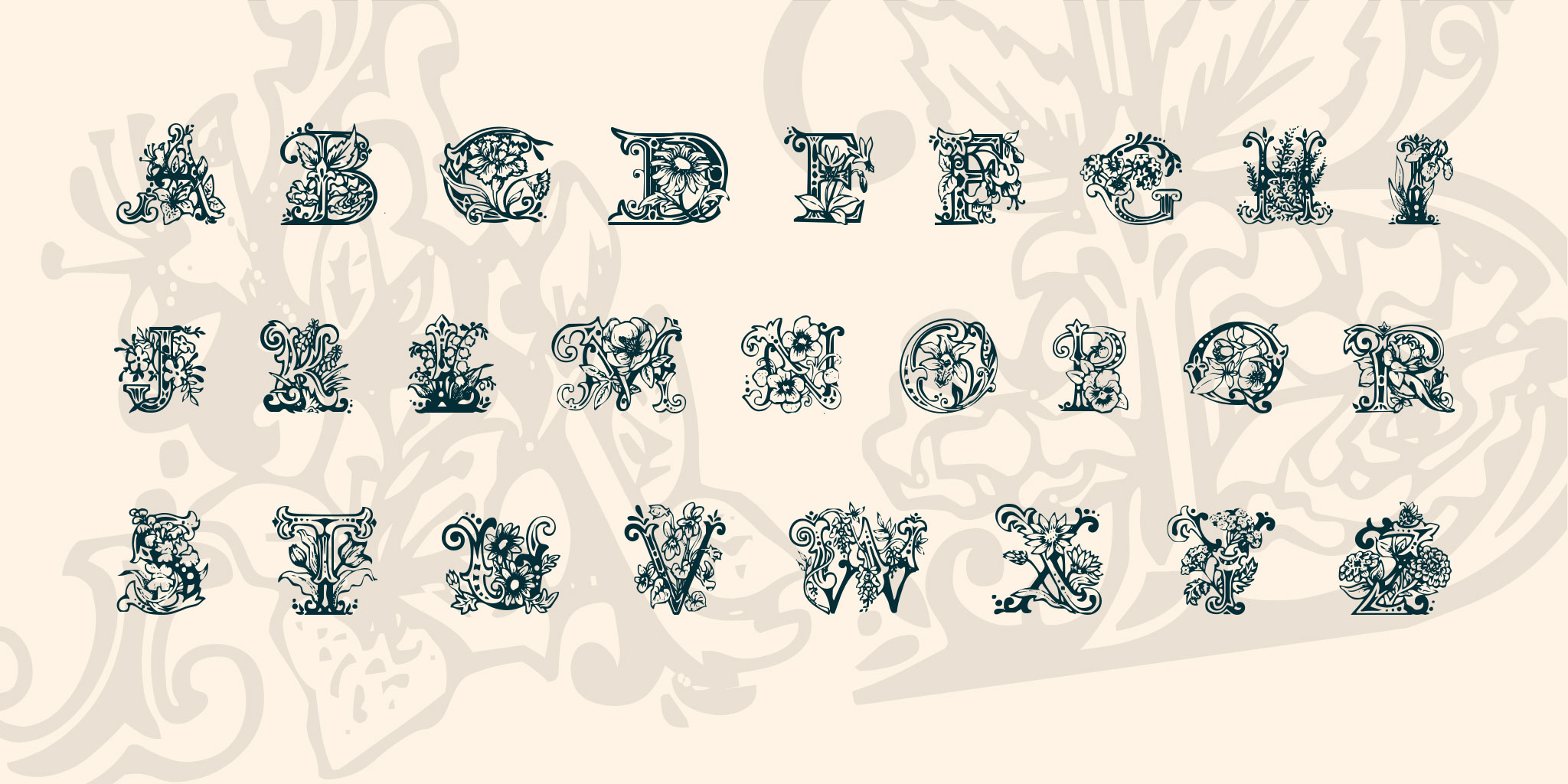 Tattoo fonts: Lime Blossom