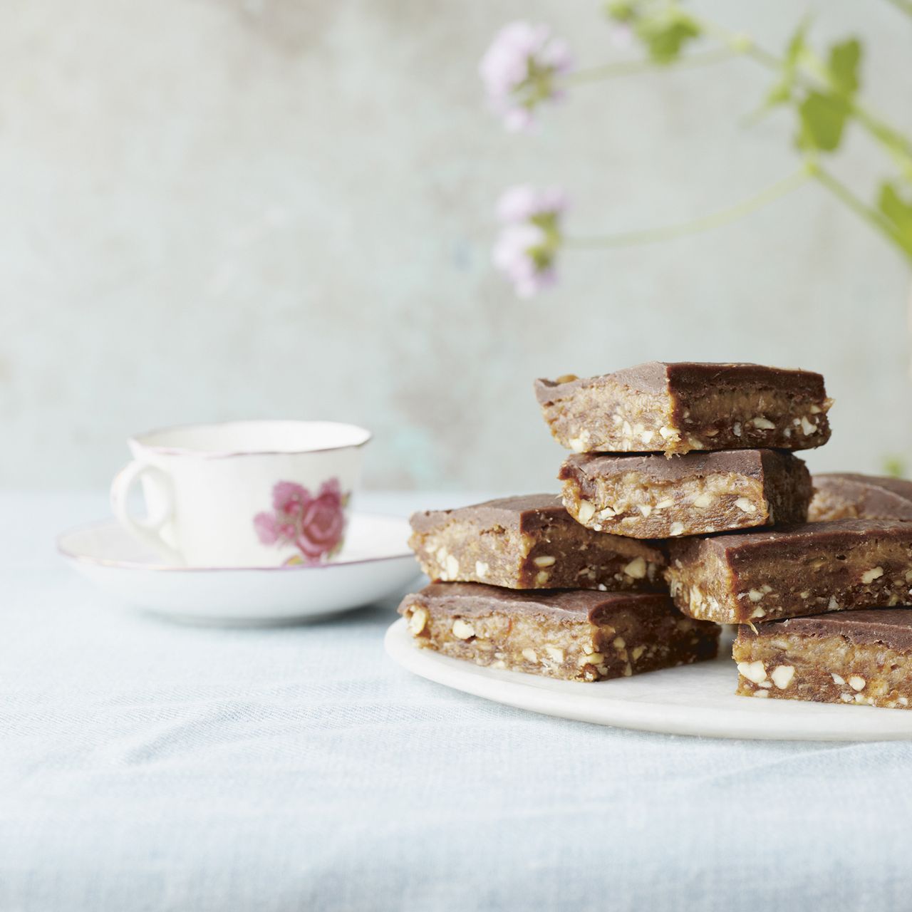 Deliciously Ella&#039;s Chocolate Caramel Slices