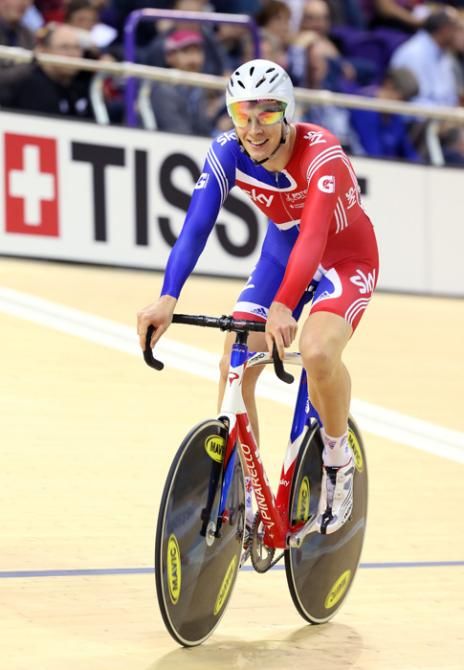 Britain's Jonathan Dibben in the men's Omnium
