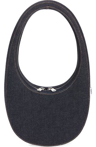 Swipe Denim Top Handle Bag