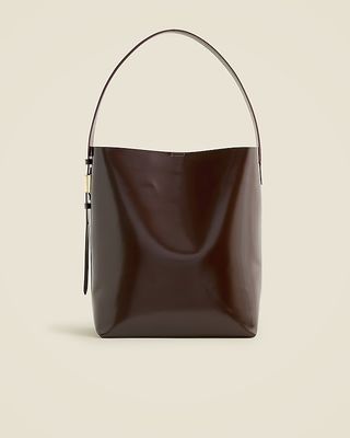 Edie Bucket Bag in Italian Leather