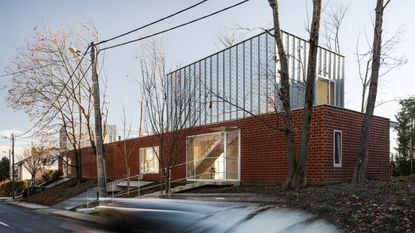 Double-Villa Bukovac, Zagreb, by Njirić+ arhitekti, one part of two croatian houses for the two studio heads