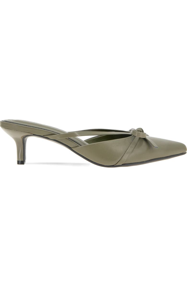 Deen Pointed Toe Kitten Heel Mule