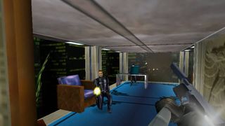 A screenshot from Perfect Dark on Nintendo Switch Online + Expansion Pack.