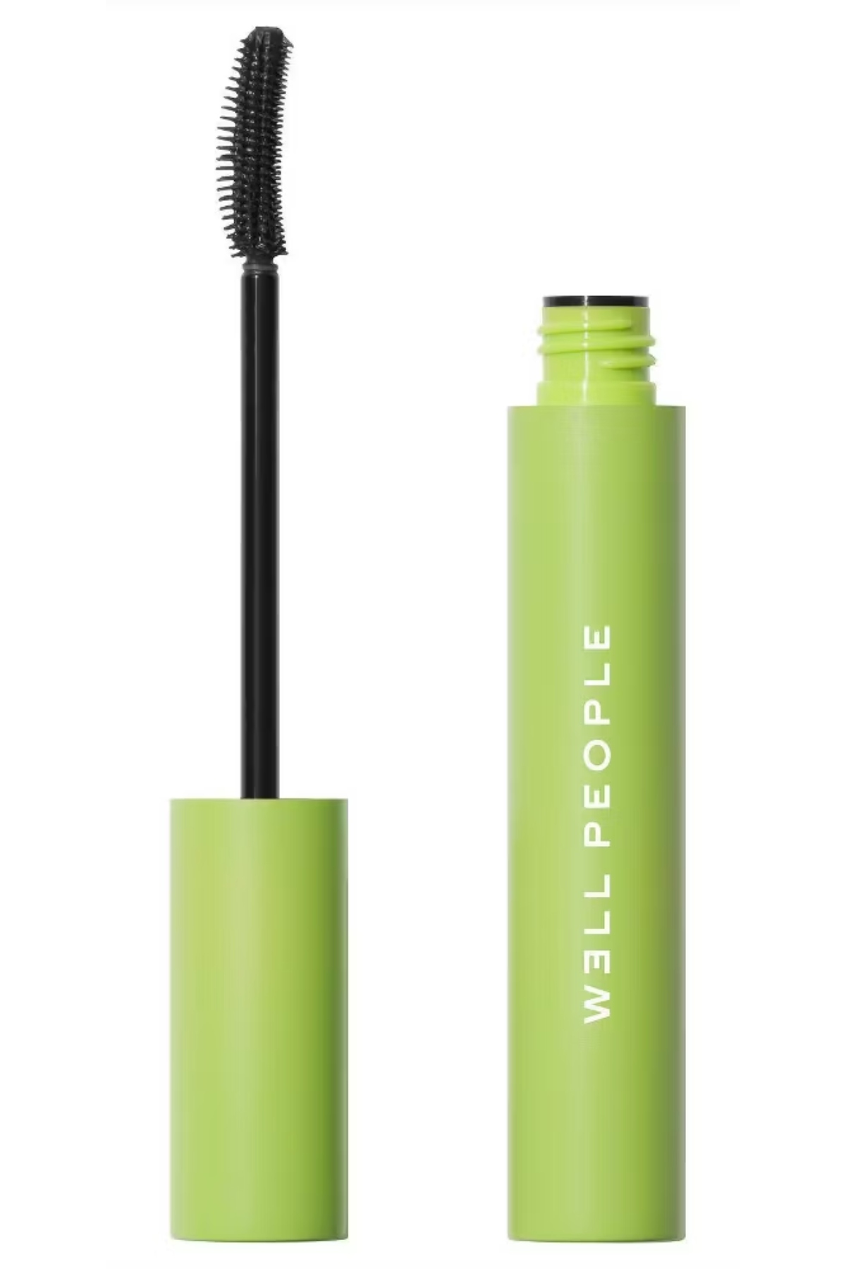 a green tube of mascara