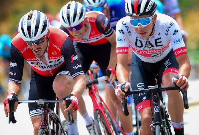 John Degenkolb (Trek-Segafredo) shows the effort during stage 7 of the 2019 Tour of California
