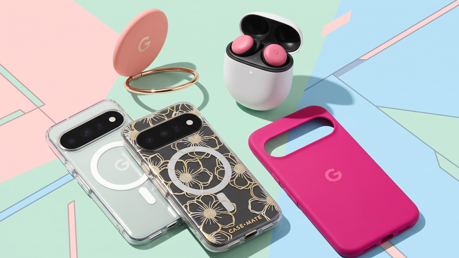 A selection of Pixel 11 cases and accessories