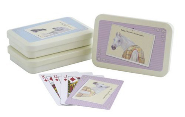 horse playing cards