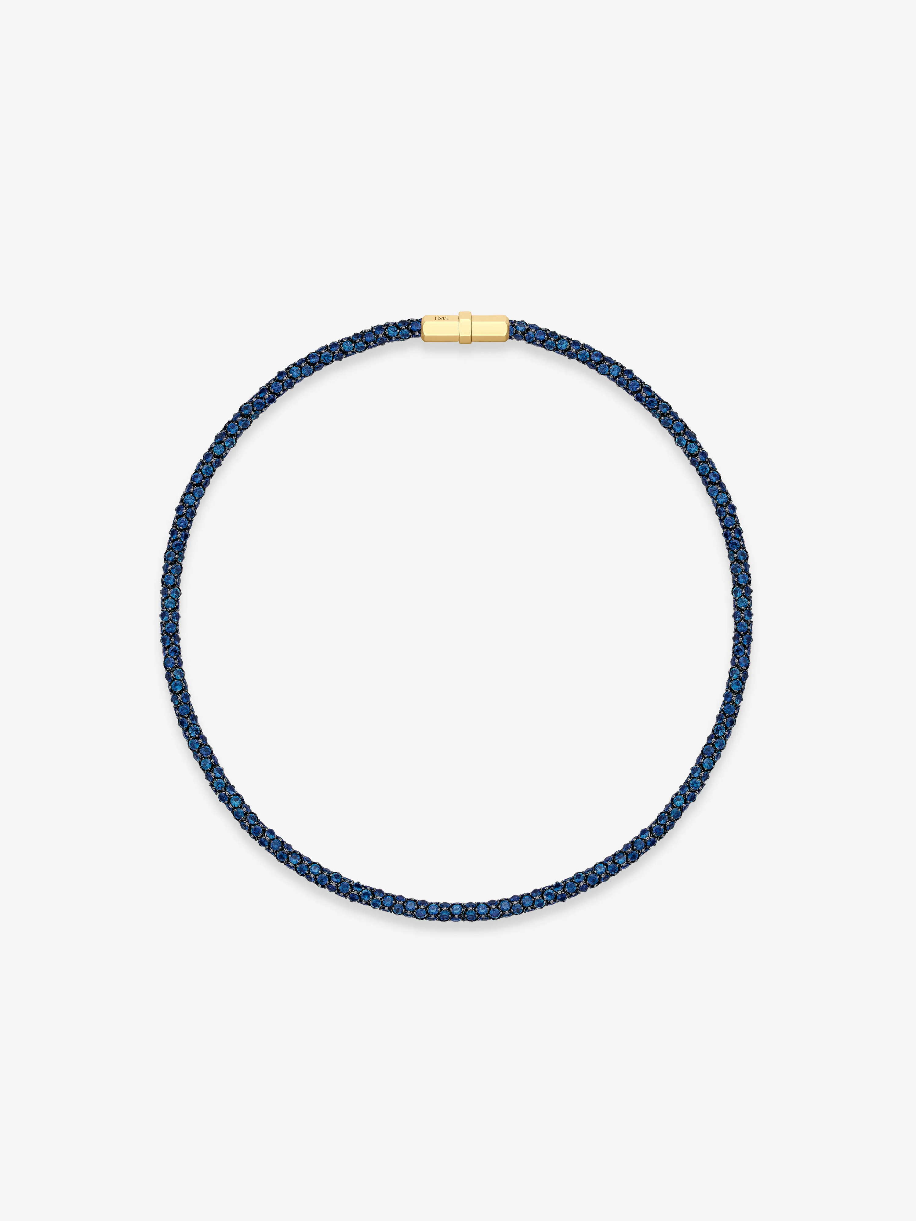 Tempest Narrow Sapphire Necklace