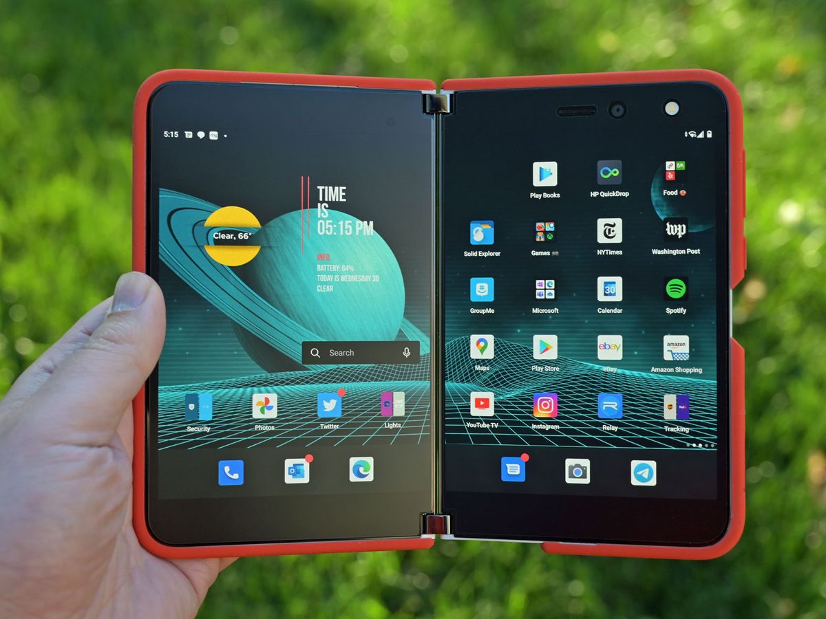 Surface Duo Red Bumper