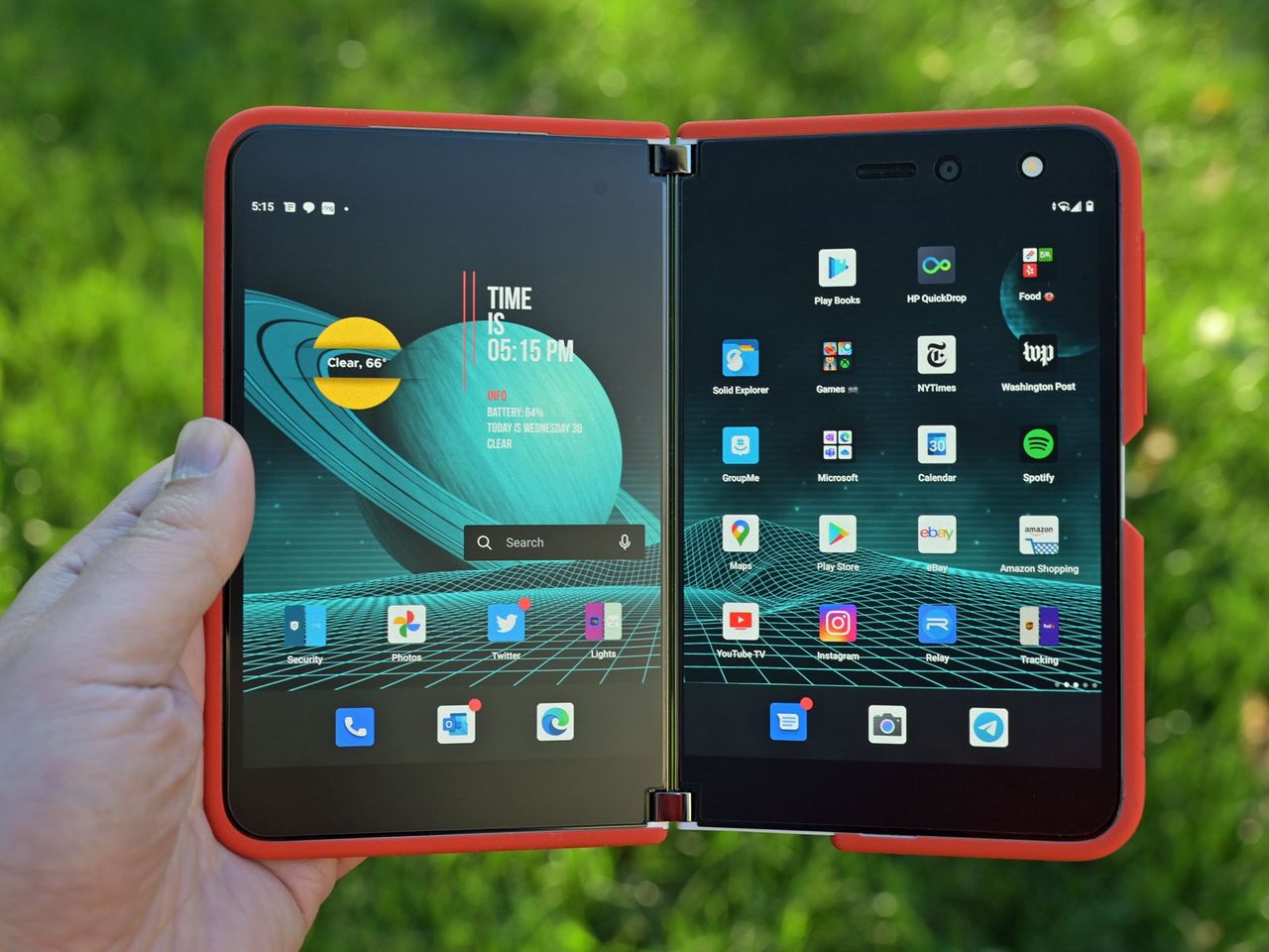 Surface Duo Red Bumper