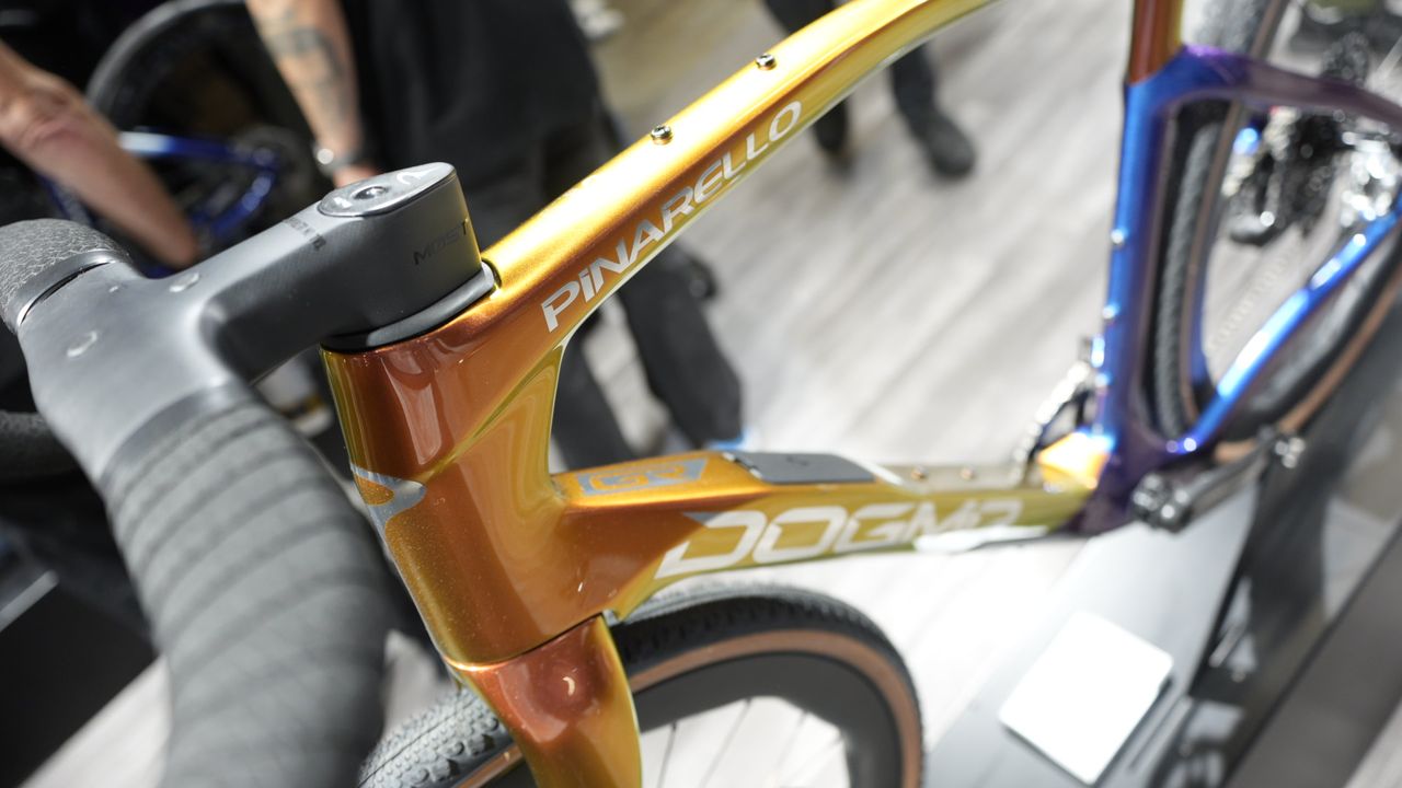 close up details of expensive bikes