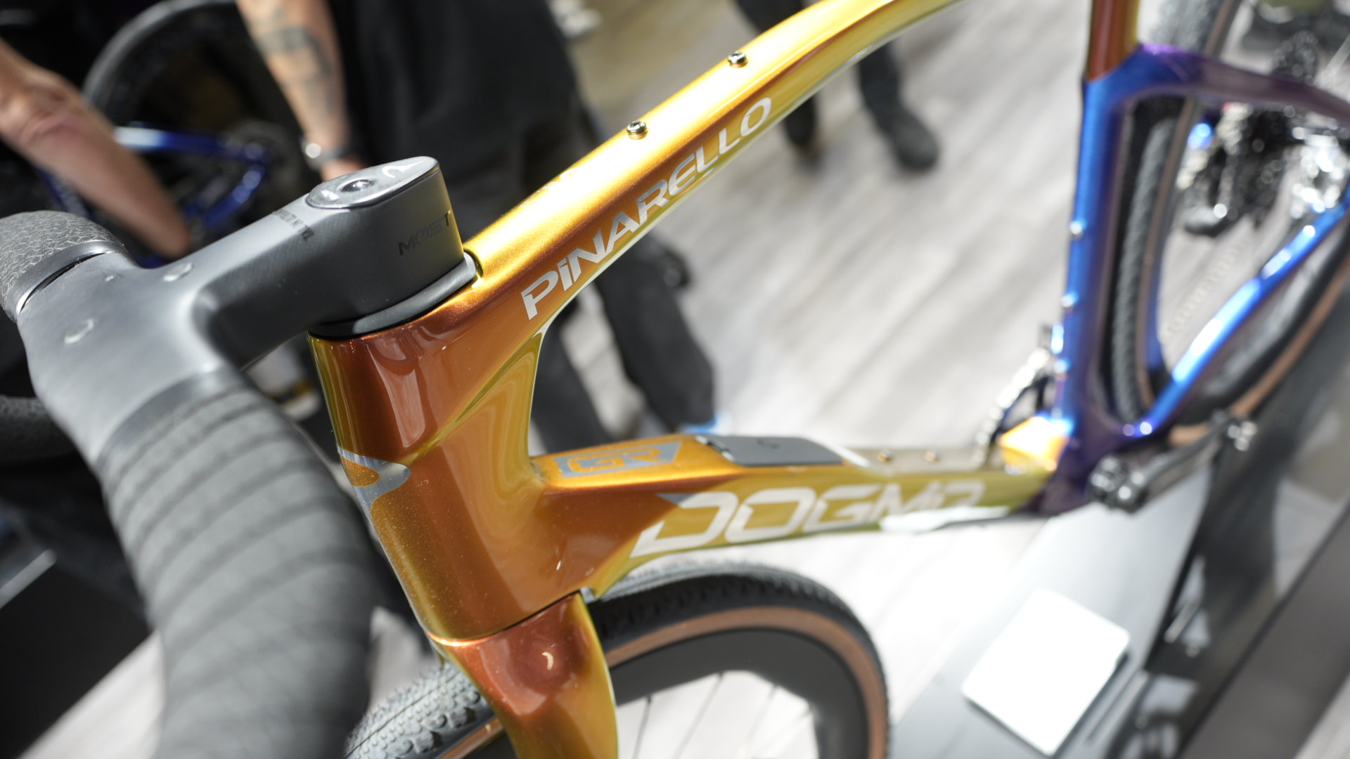 close up details of expensive bikes