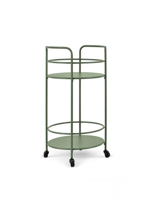 Effortless Outdoor Drinks Trolley in Green