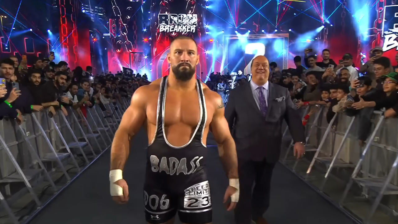 Bron Breakker at the Royal Rumble