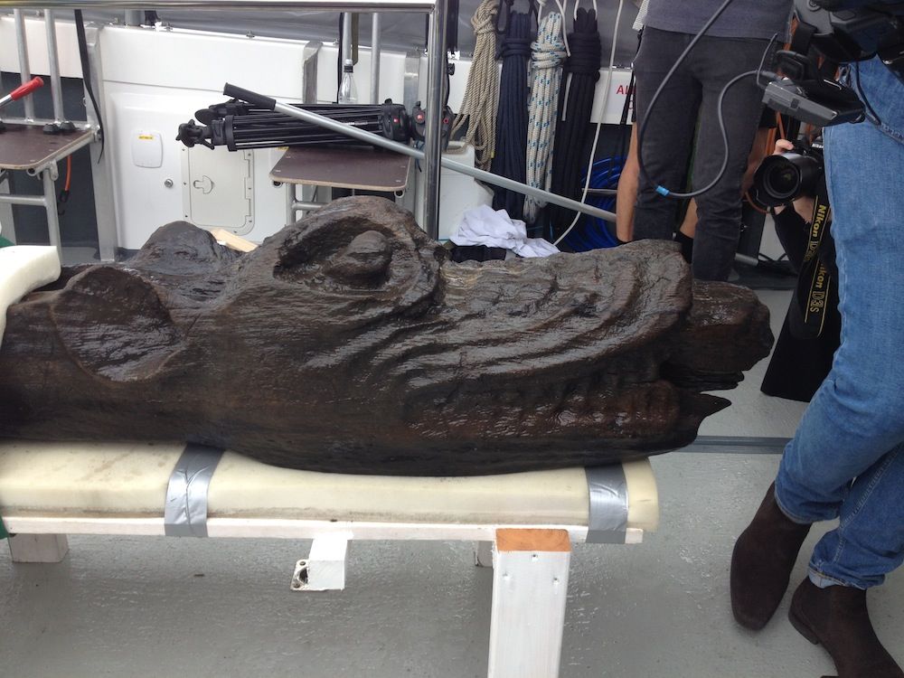 Photos of Terrifying Monster Figurehead | Live Science